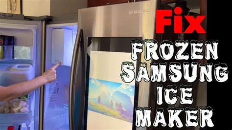 How To Defrost A Samsung Ice Maker (Step